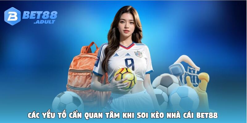 Các yếu tố cần quan tâm khi soi kèo nhà cái BET88
